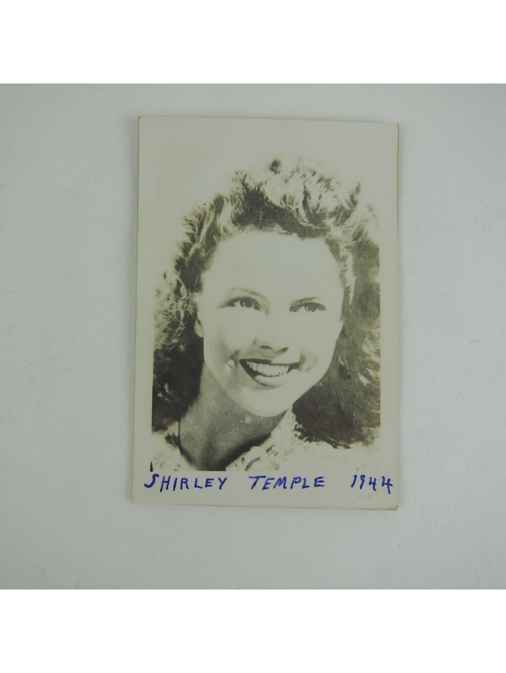 Shirley Temple Photograph Hollywood Actress Headshot Portrait Vintage 1944